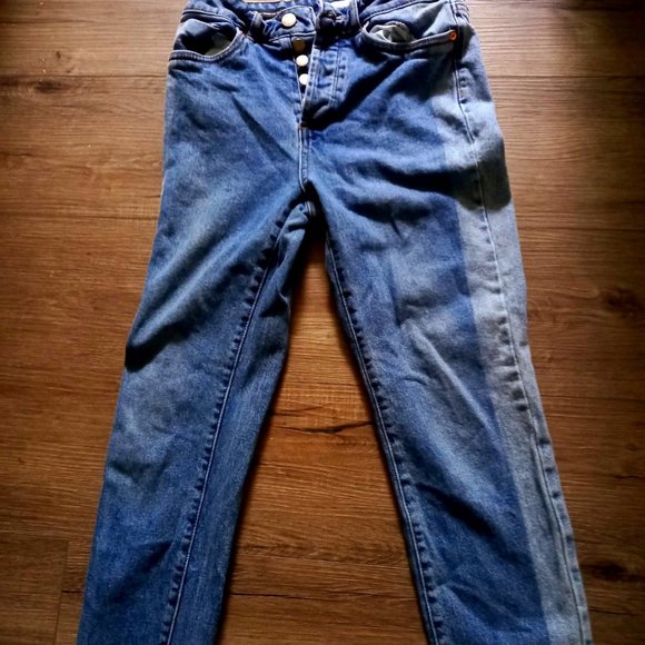 ONLY - Emily High-Rise Straight Cropped Jeans - Picture 1 of 1